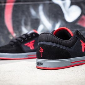 Fallen X RDS Patriot II Shoes: Black/Grey/Red