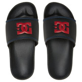 Boy's 8-16 DC Slide Sliders Sandals - Black/Red
