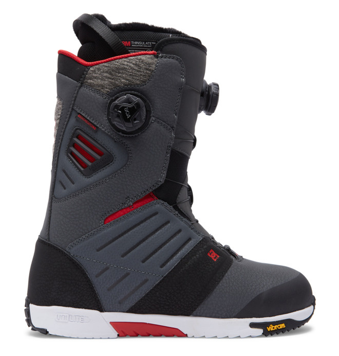 Men s Judge BOA Snowboard Boots grey black red Medicine Hat The Boarding House