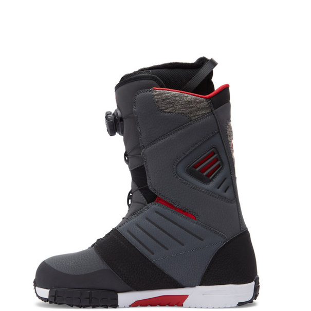 DC Shoes Judge BOA Boots / Grey, Black, and Red