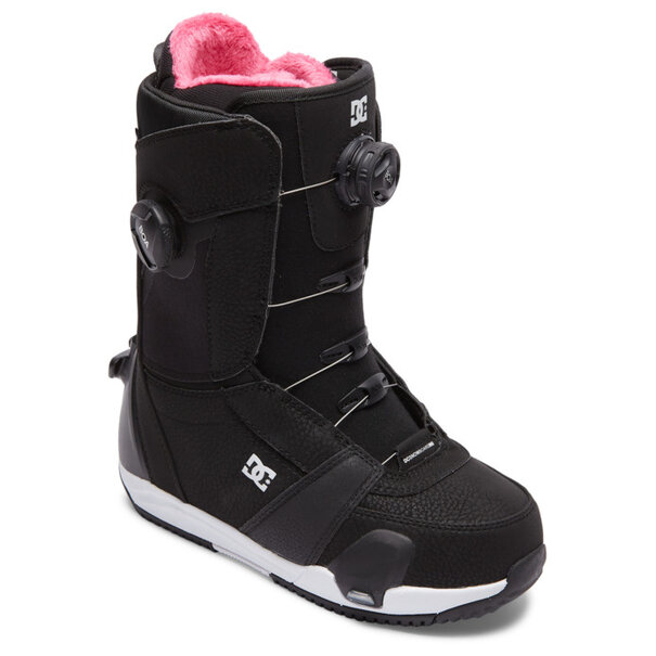 DC Shoes Women's Lotus Step On® Snowboard Boots - black/white/black