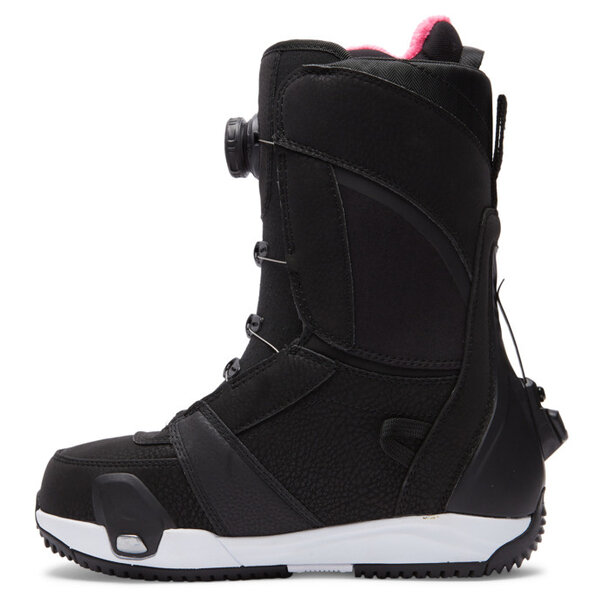 DC Shoes Women's Lotus Step On® Snowboard Boots - black/white/black