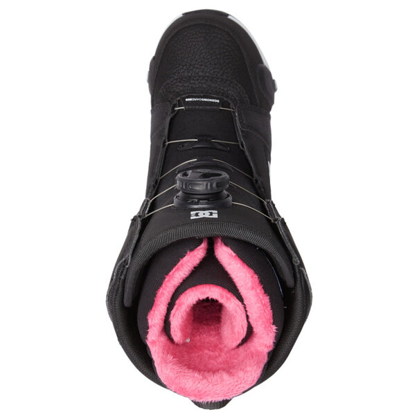 DC Shoes Women's Lotus Step On® Snowboard Boots - black/white/black