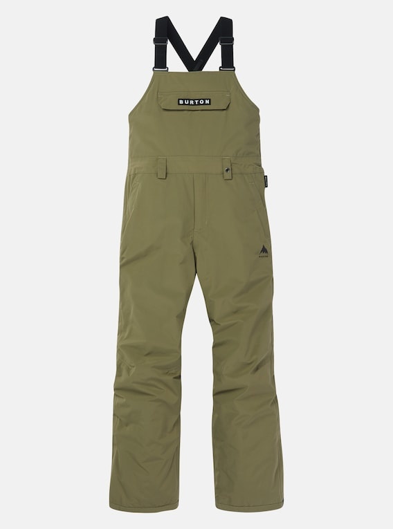 Kids Burton Skylar 2L Bib Pants Martini Olive Medicine Hat The