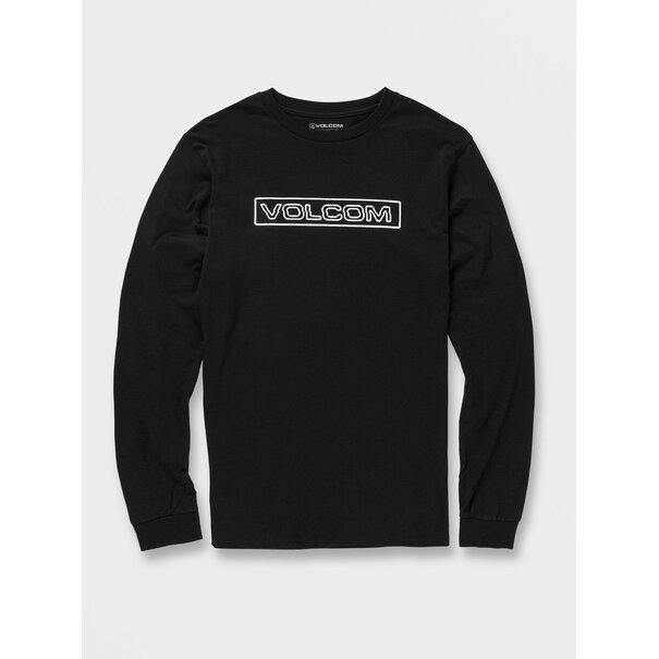 Volcom Barstone Long Sleeve Tee  - Black