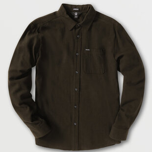 Caden Solid Long Sleeve / Dark Brown