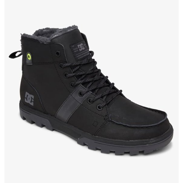 DC Shoes Woodlands Lace Up Boot - Black Armour