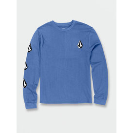 Iconic Stone Long Sleeve Tee / Marina Blue