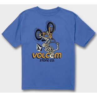 Skeleton Flip Short Sleeve Tee - Marina Blue