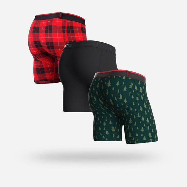BN3TH Classic Boxer Brief 3 Pack - Gnome For the Holidays