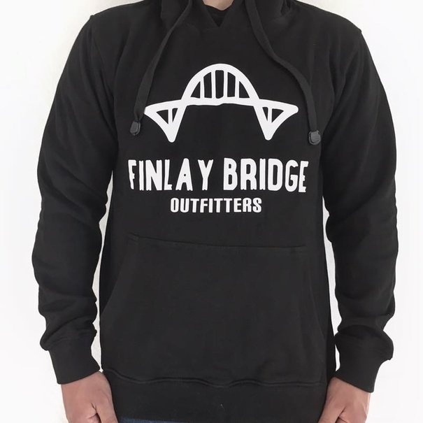 Finlay Bridge Outfitters Logo- Hoodie Black