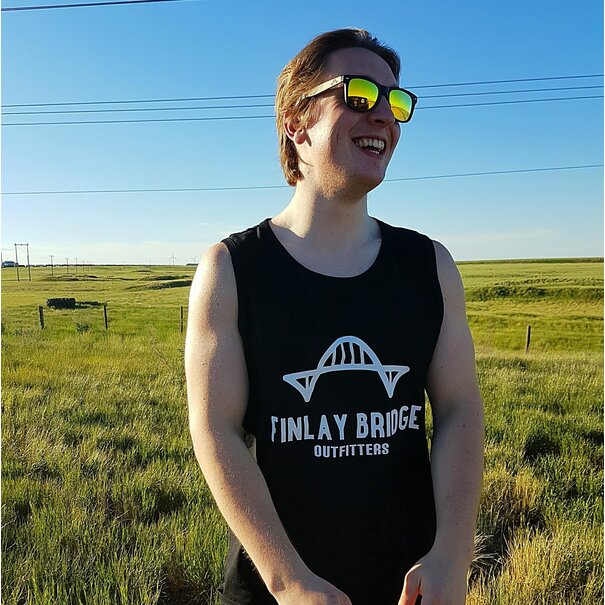 Finlay Bridge Outfitters Unisex Logo TANK - Black