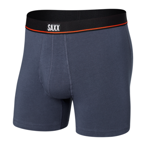 SAXX Underwear Non Stop Stretch Cotton Boxer Briefs / Deep Navy