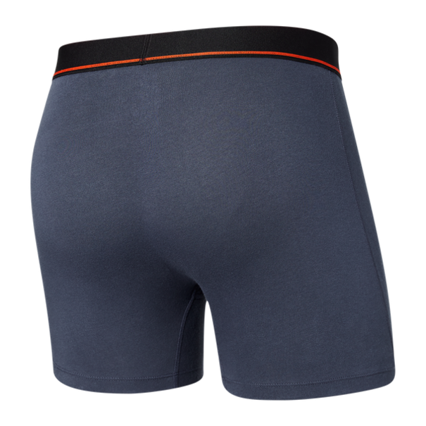 SAXX Underwear Non Stop Stretch Cotton Boxer Briefs / Deep Navy