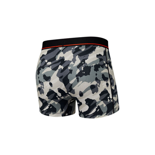 SAXX Underwear Non Stop Strecth Cotton Boxer Briefs / Grunge Camo