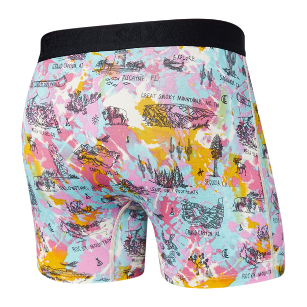SAXX Underwear Vibe Super Soft Boxer Briefs / Parks Bucket List