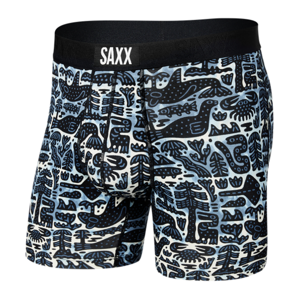SAXX Underwear Ultra Soft Boxer Brief Fly / Navy Coast Life