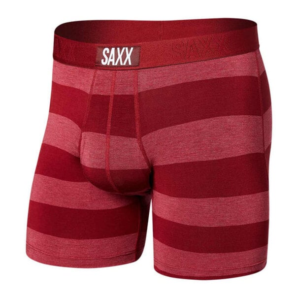 SAXX Underwear Ultra Soft Boxer Brief Fly / Tomatoe Ombre Rugby