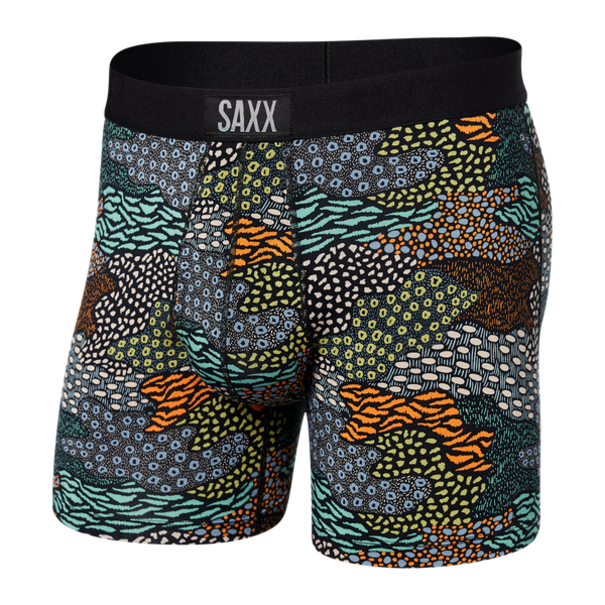 SAXX Underwear Ultra Super Soft Boxer Briefs Fly / Multi Wild Camo