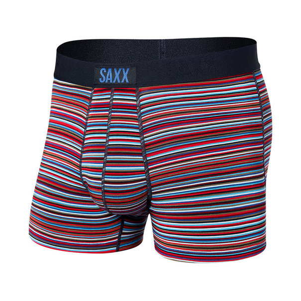 SAXX Underwear Vibe Super Soft Boxer brief / Blue Vibrant Stripe