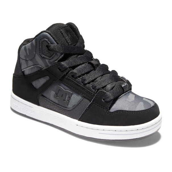DC Shoes Pure High Top Shoes / Black Camoflauge