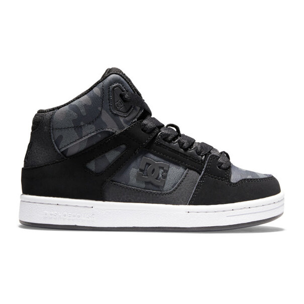DC Shoes Pure High Top Shoes / Black Camoflauge