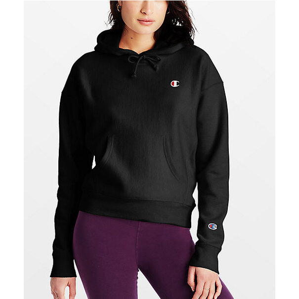 Champion Reverse Hoodie C-Logo / Black