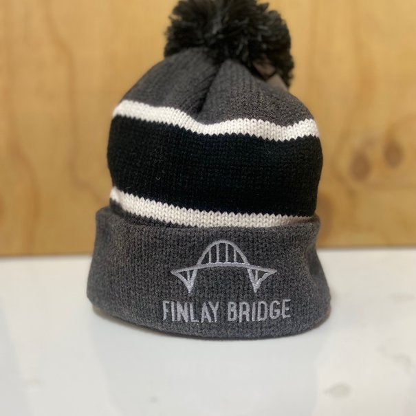Finlay Bridge Outfitters Logo - Pom Beanie