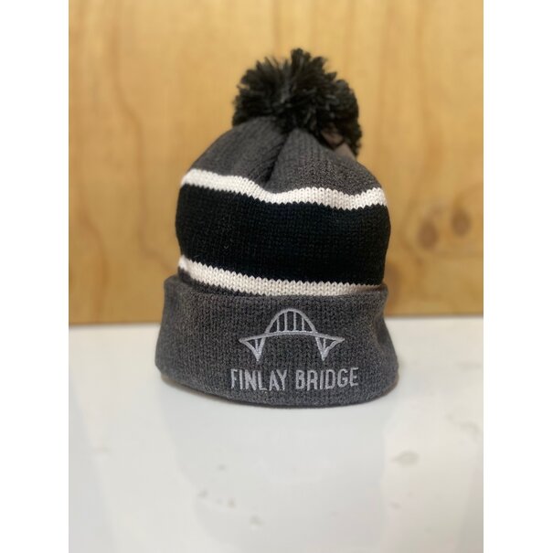 Finlay Bridge Outfitters Logo - Pom Beanie