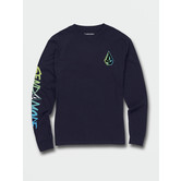 Volcom Send Mode Tech Long Sleeve Tee - Navy