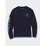 Volcom Send Mode Tech Long Sleeve Tee - Navy