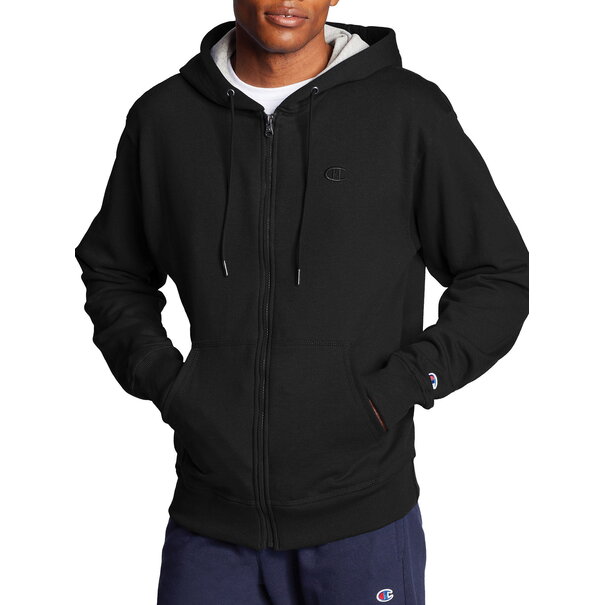 Champion Fleece Zip-Up Hoodie / Black