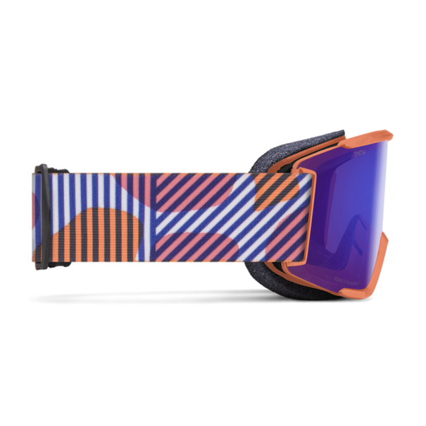 SMITH OPTICS Squad S Coral Riso Print With Chromapop Everday Violet Mirror Lenses