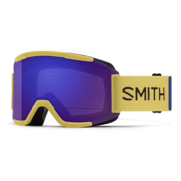 SMITH OPTICS Squad Brass Colourblock With ChromaPop Everyday Violet Mirror Lenses
