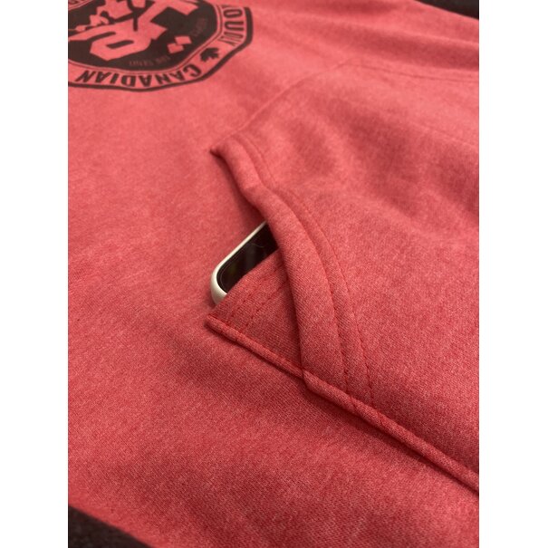 THE BOARDING HOUSE BH 2Tone Hoodie - RedXCharcoal