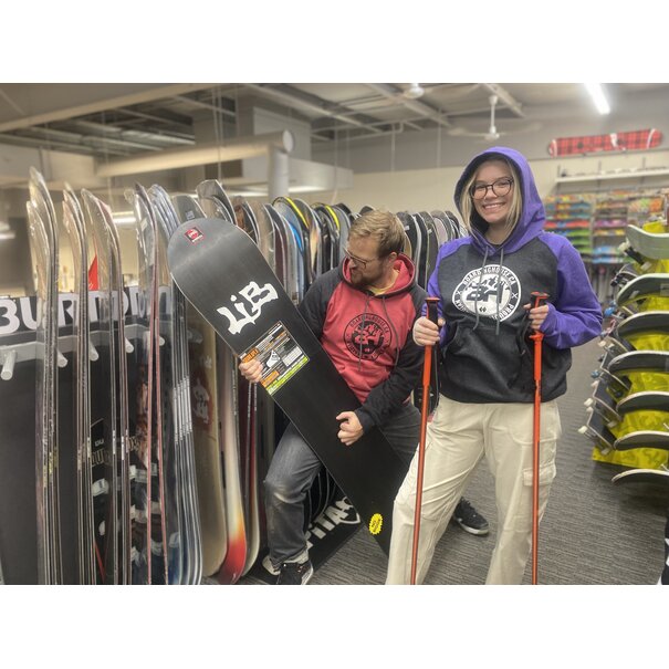 THE BOARDING HOUSE BH 2Tone Hoodie - PurpleXCharcoal