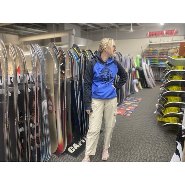 THE BOARDING HOUSE BH 2Tone Hoodie - BlueXCharcoal