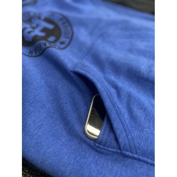 THE BOARDING HOUSE BH 2Tone Hoodie - BlueXCharcoal