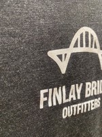 FINLAY BRIDGE OUTFITTERS FBO SMLogo Lightweight Tshirt - Black
