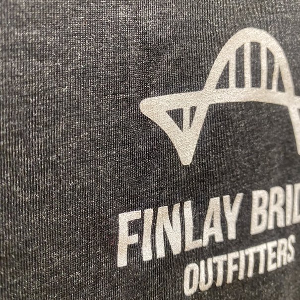 Finlay Bridge Outfitters FBO SMLogo Lightweight Tshirt - Black