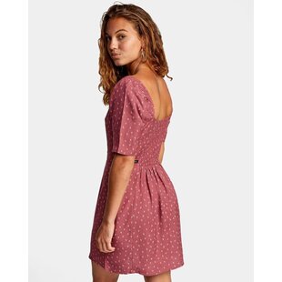 Peachy Dress / Pink and White