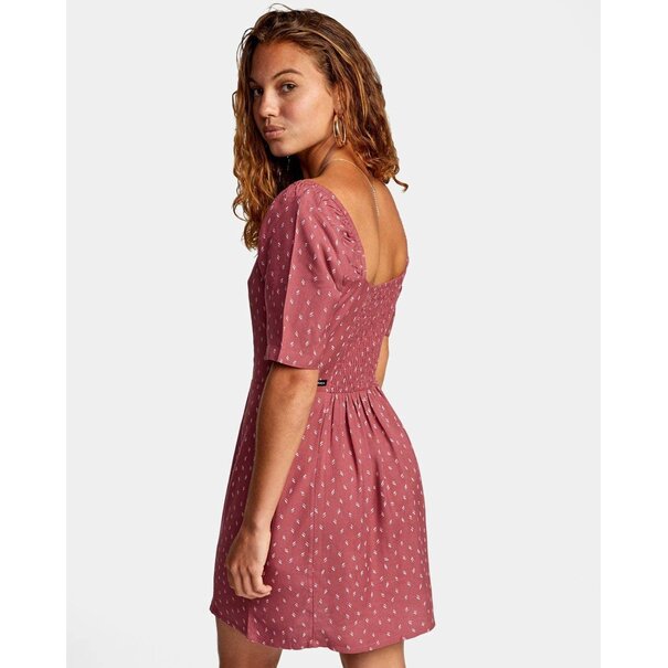RVCA RVCA Women's Peachy Dress-Pink/White