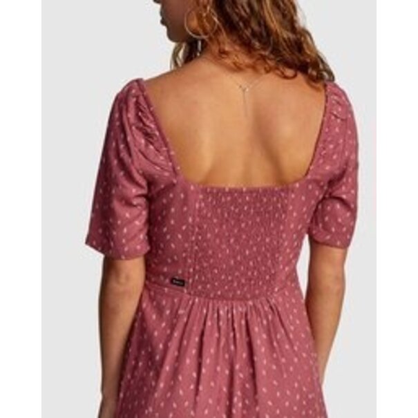 RVCA RVCA Women's Peachy Dress-Pink/White