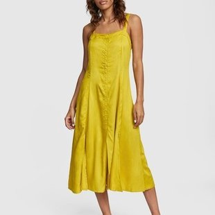 Jethro Midi Dress / Yellow