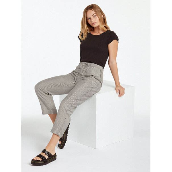 Volcom Sunday Strut Pant / Black and White