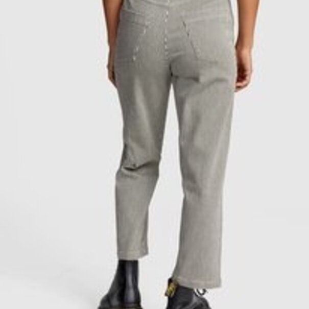 RVCA RVCA Badder High Rise Relaxed Ankle Fit Cord Pants-Stone