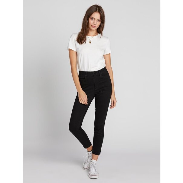 Volcom Volcom Liberator High Rise Jeans - Prem. Wash Blk