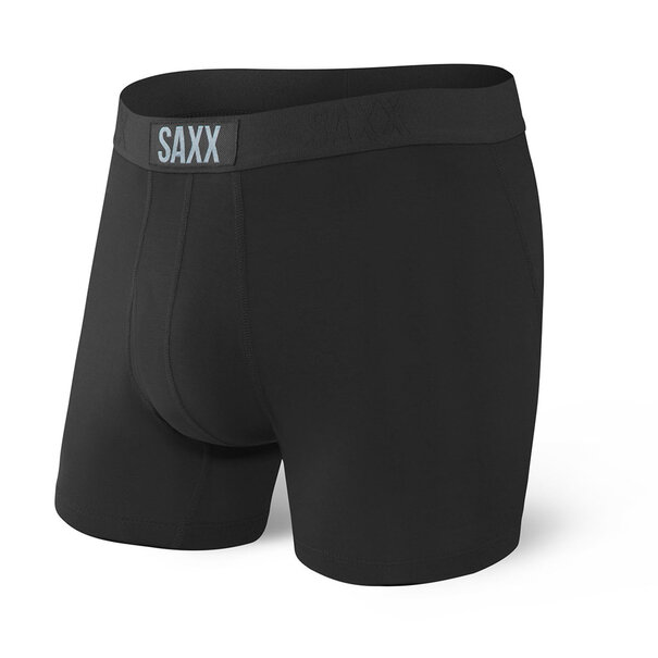SAXX Underwear Ultra Boxer Brief Fly - Black/Black