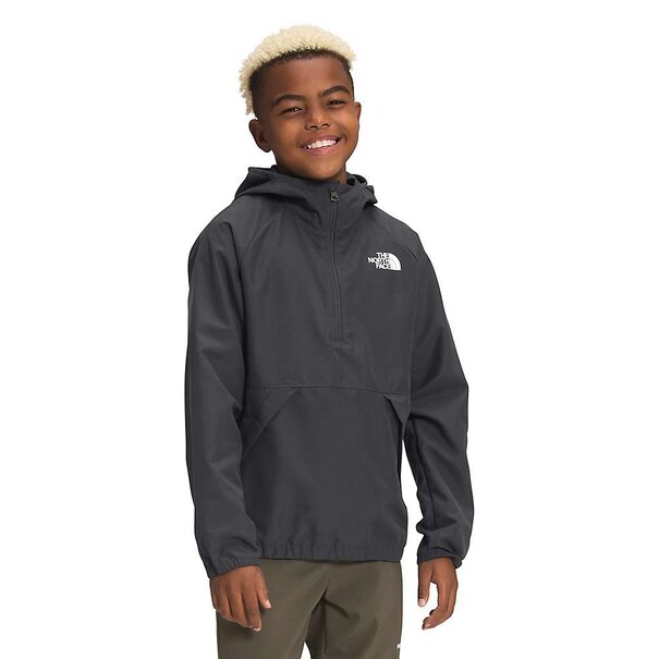 North Face Youth Packable Wind Jacket / Asphalt Grey