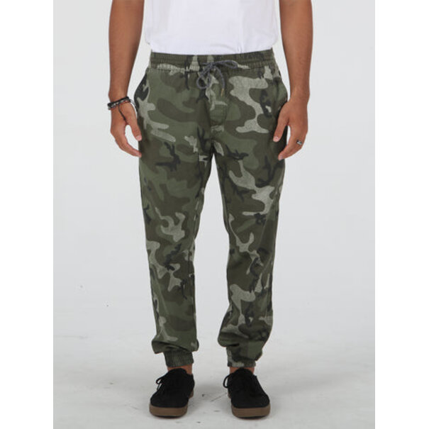 Volcom Big Boys Frickin Slim Joggers / Army